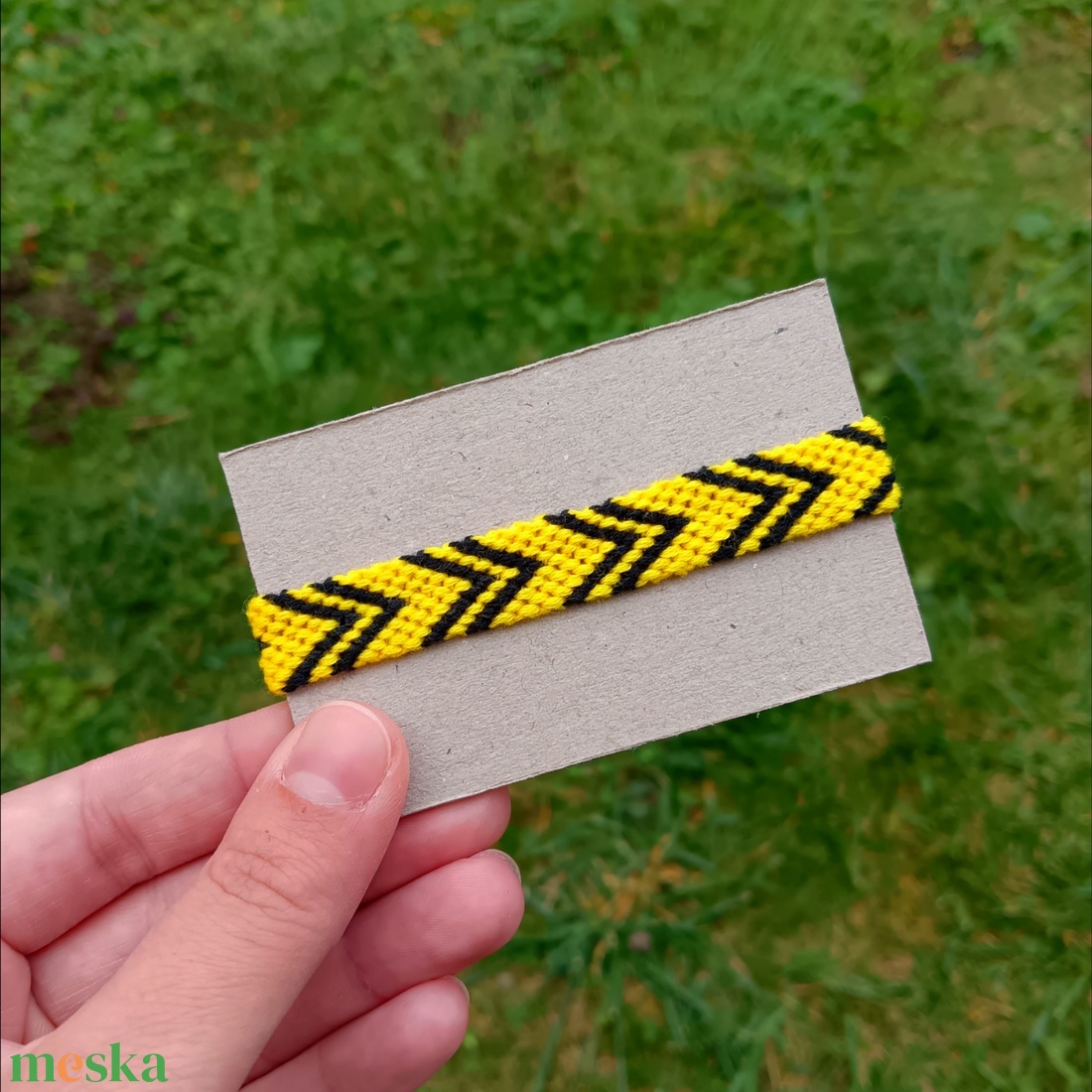 Harry Potter karkötő (Hugrabug) - ékszer - karkötő - fonott karkötő - Meska.hu