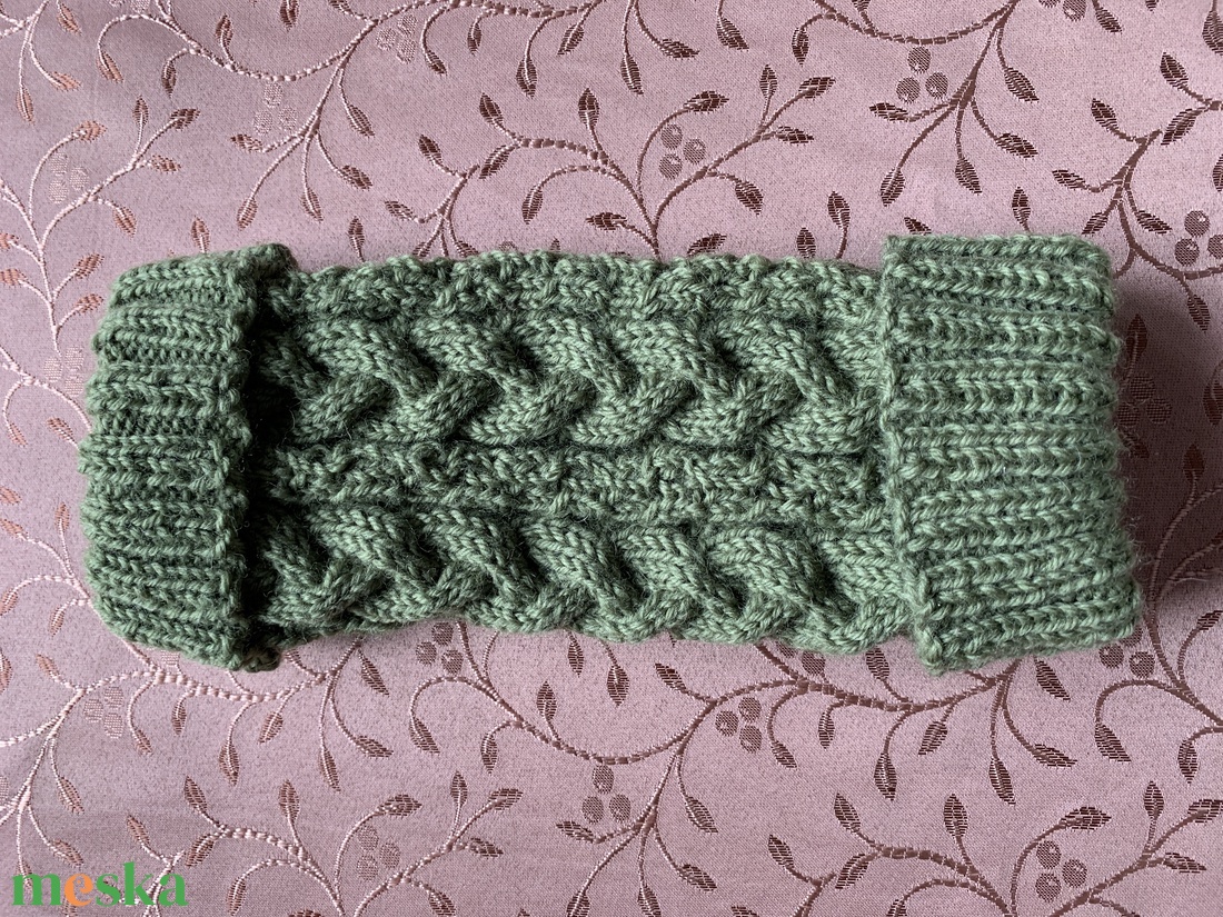 Lábszár melegítő, kötött,  100% gyapjú - ruha & divat - cipő & papucs - lábszármelegítő - Meska.hu