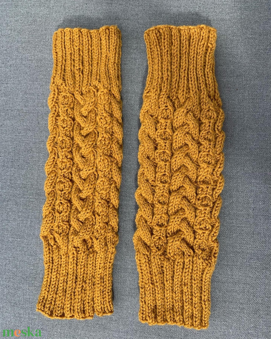 Lábszár melegítő, kötött,  100% gyapjú - ruha & divat - cipő & papucs - lábszármelegítő - Meska.hu