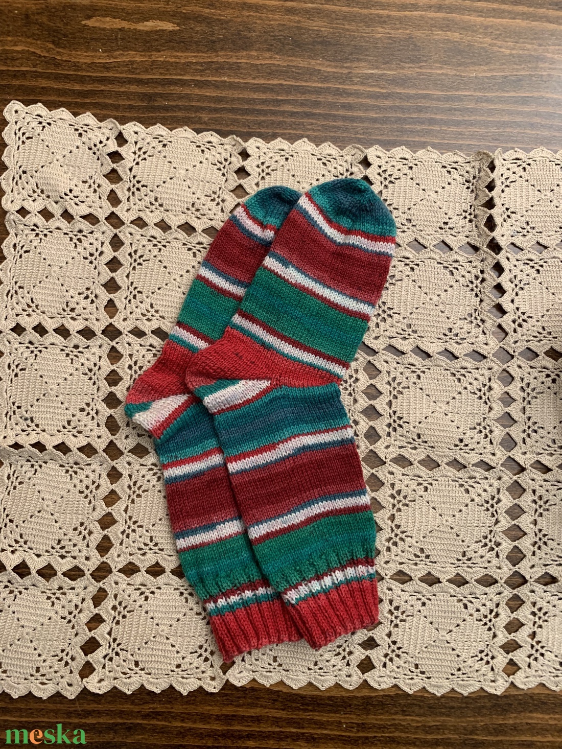 Gyapjú zokni - ruha & divat - cipő & papucs - zokni - Meska.hu