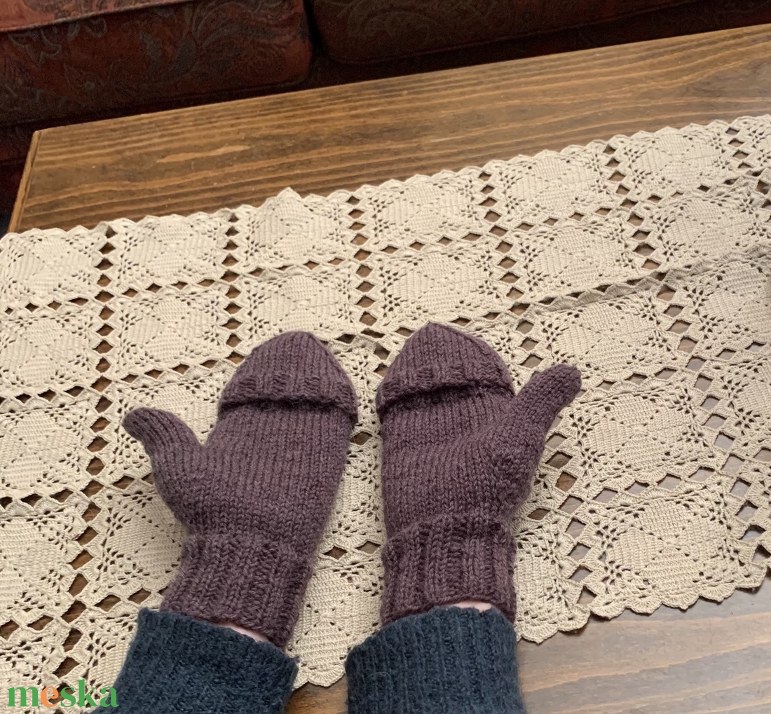 Kapucnis barna kesztyű - ruha & divat - sál, sapka, kendő - kesztyű - Meska.hu