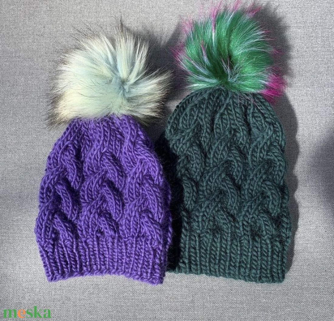 Gyapjú sapka - ruha & divat - sál, sapka, kendő - kendő - Meska.hu