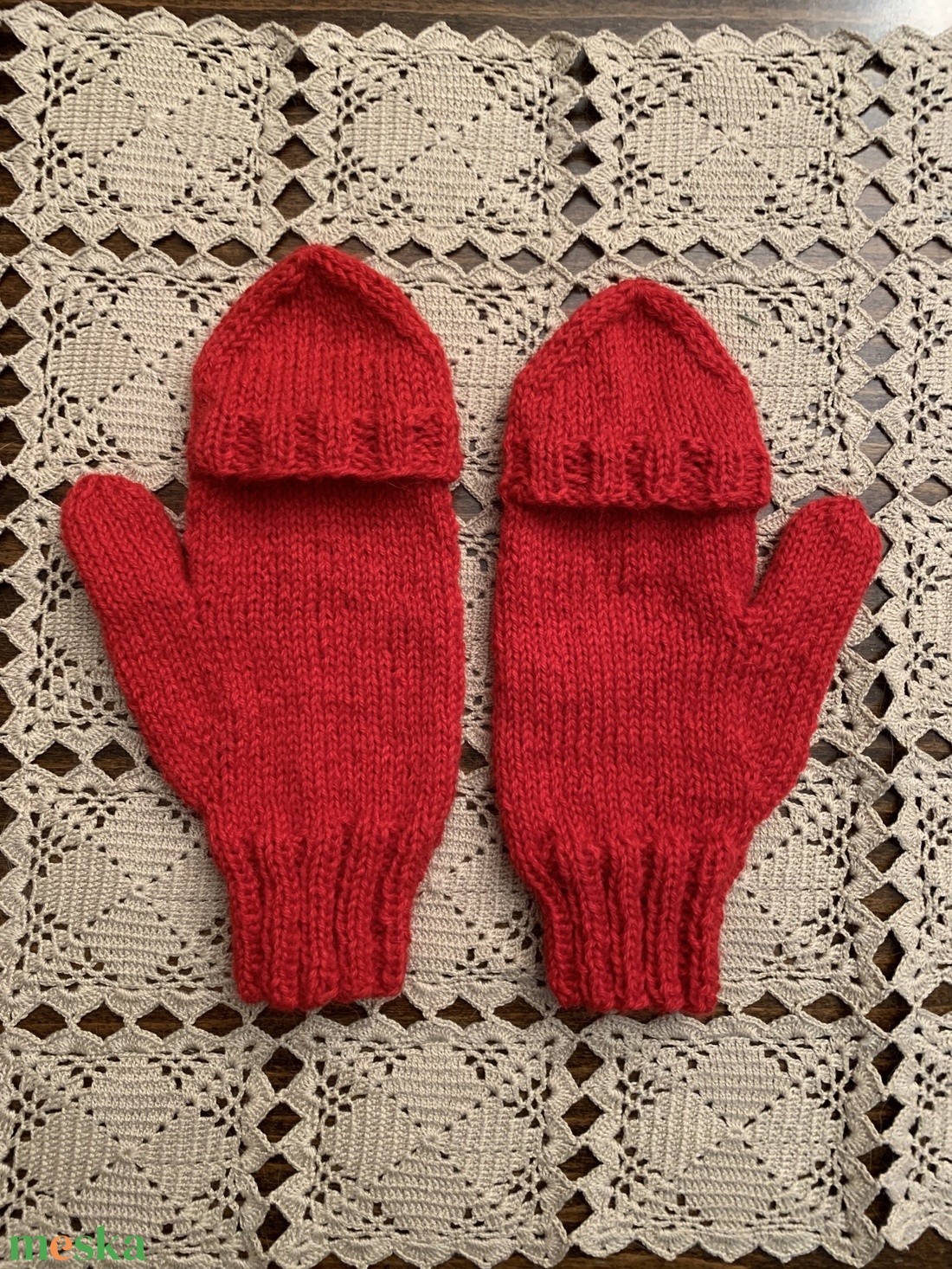 Kötött kesztyű - ruha & divat - sál, sapka, kendő - kesztyű - Meska.hu