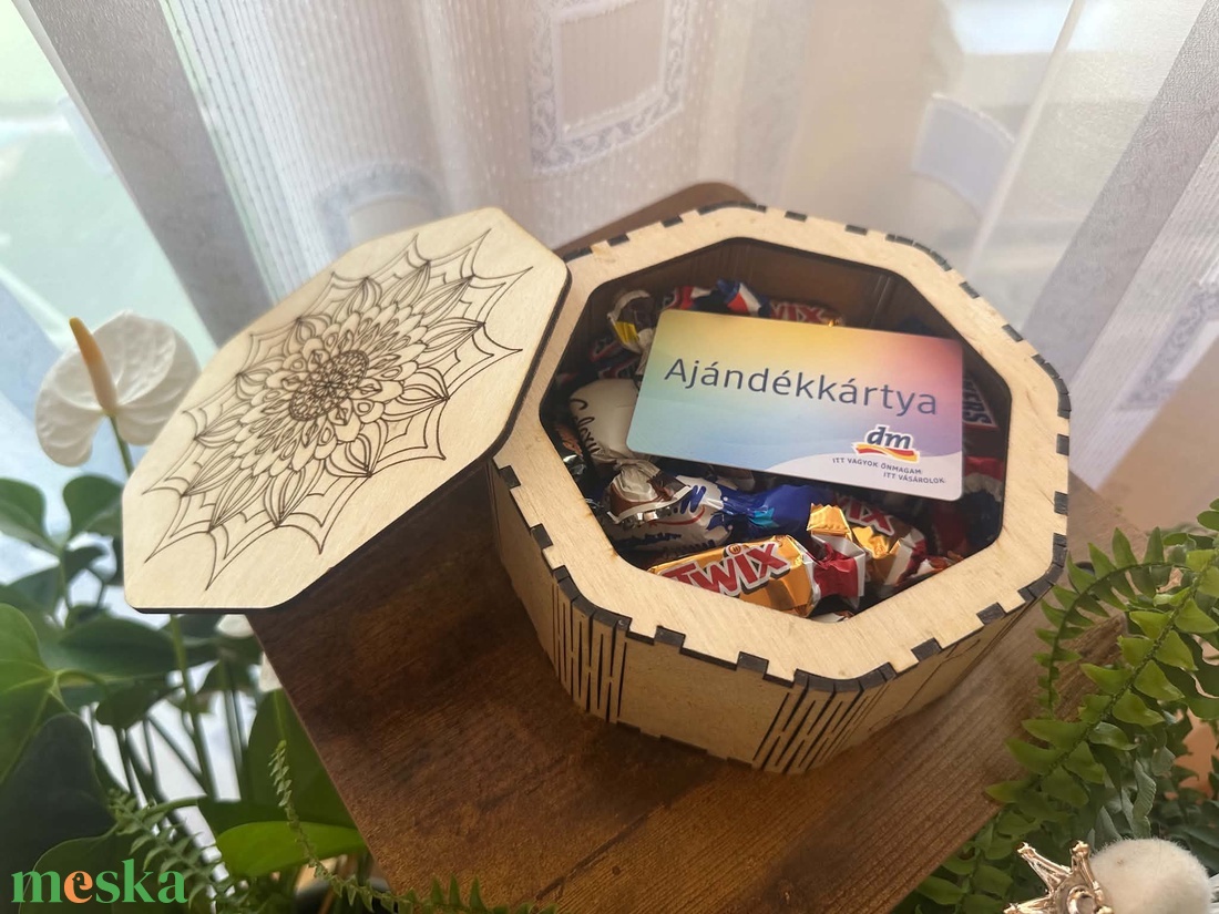 Mandala fa doboz - ékszer - ékszertartó - ékszerdoboz - Meska.hu