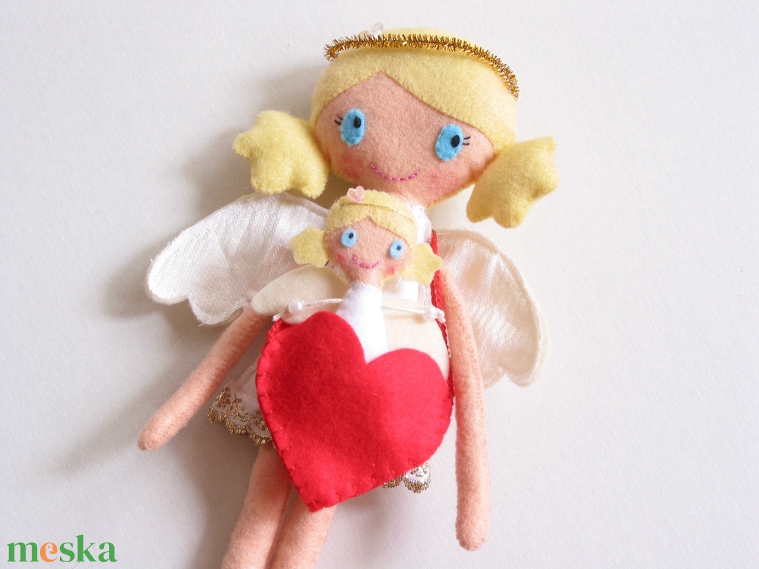 Molli és kis angyalkája- AZONNAL VIHETŐ! -  - Meska.hu