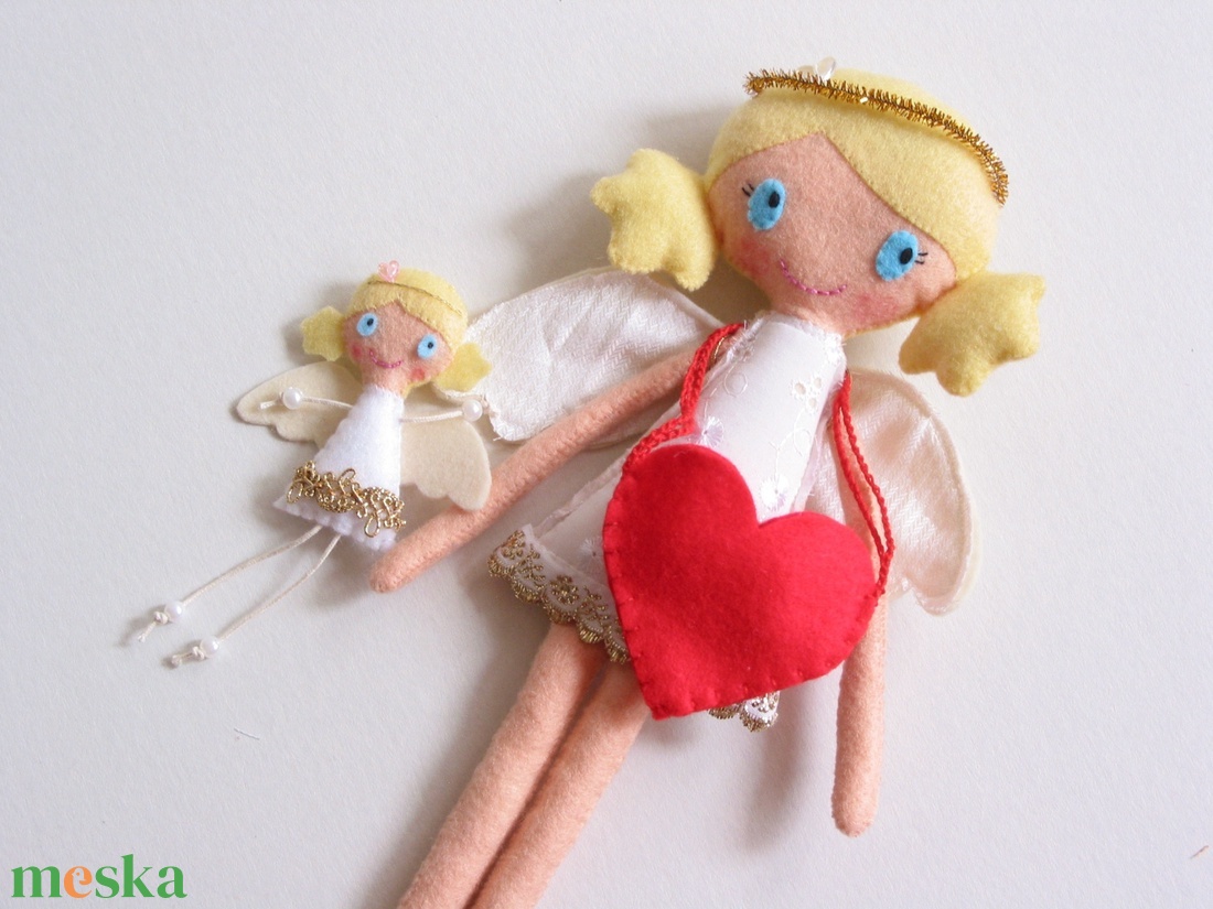 Molli és kis angyalkája- AZONNAL VIHETŐ! -  - Meska.hu