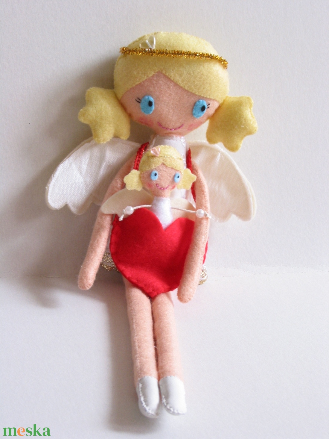 Molli és kis angyalkája- AZONNAL VIHETŐ! -  - Meska.hu