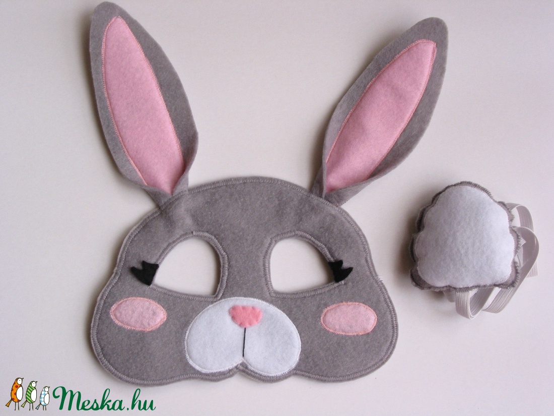 Nyuszi farsangi jelmez szett � AZONNAL VIHETŐ!!! -  - Meska.hu