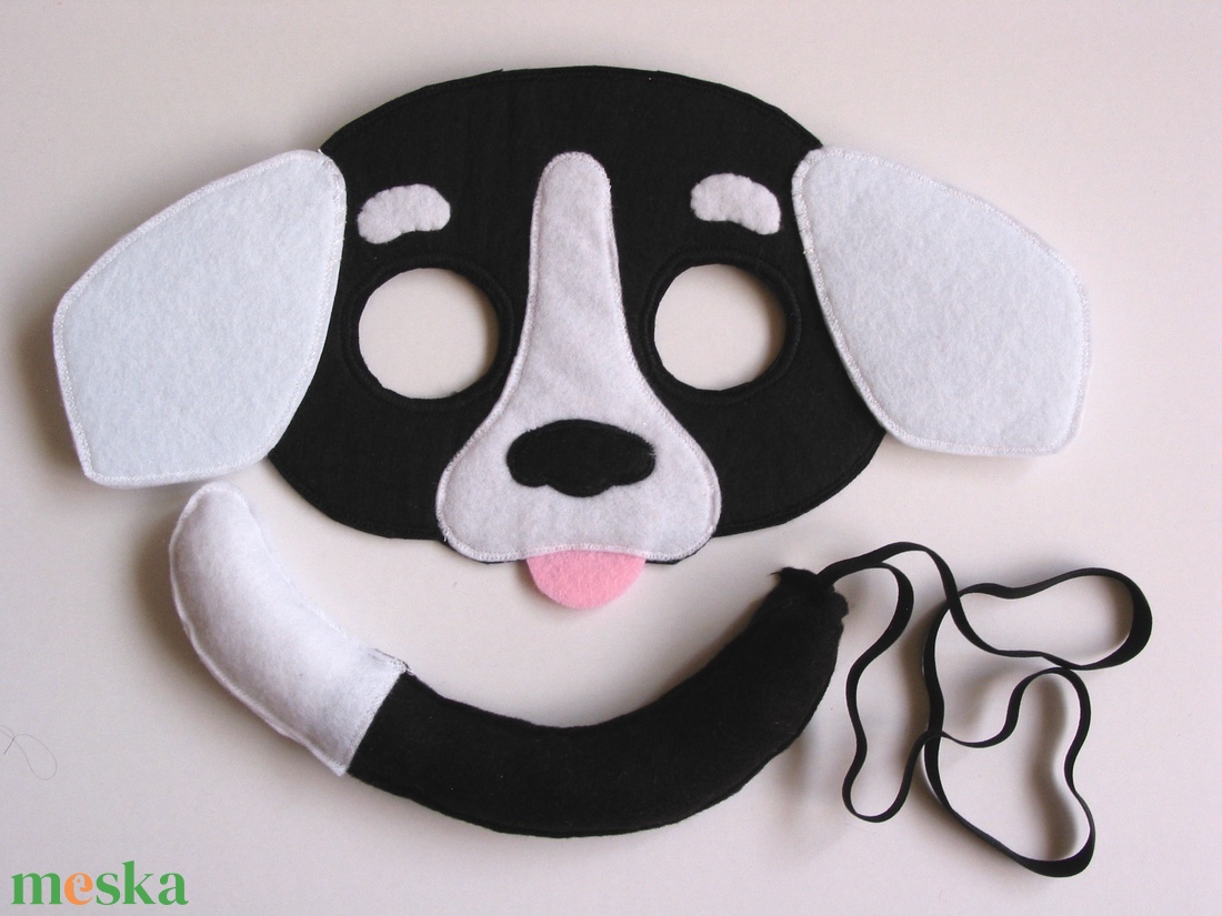 Tarka kutya farsangi jelmez szett-AZONNAL VIHETŐ!! - ruha & divat - jelmez & álarc - jelmez - Meska.hu