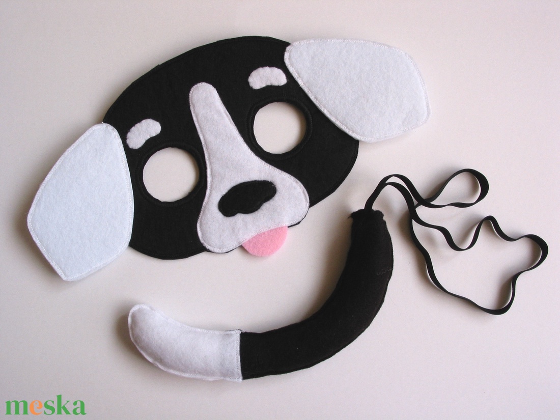 Tarka kutya farsangi jelmez szett-AZONNAL VIHETŐ!! - ruha & divat - jelmez & álarc - jelmez - Meska.hu