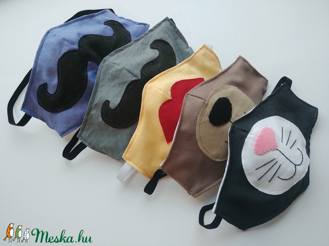 Mókás Mr. bajusz maszk- férfi (nagyobb méret)  -  - Meska.hu