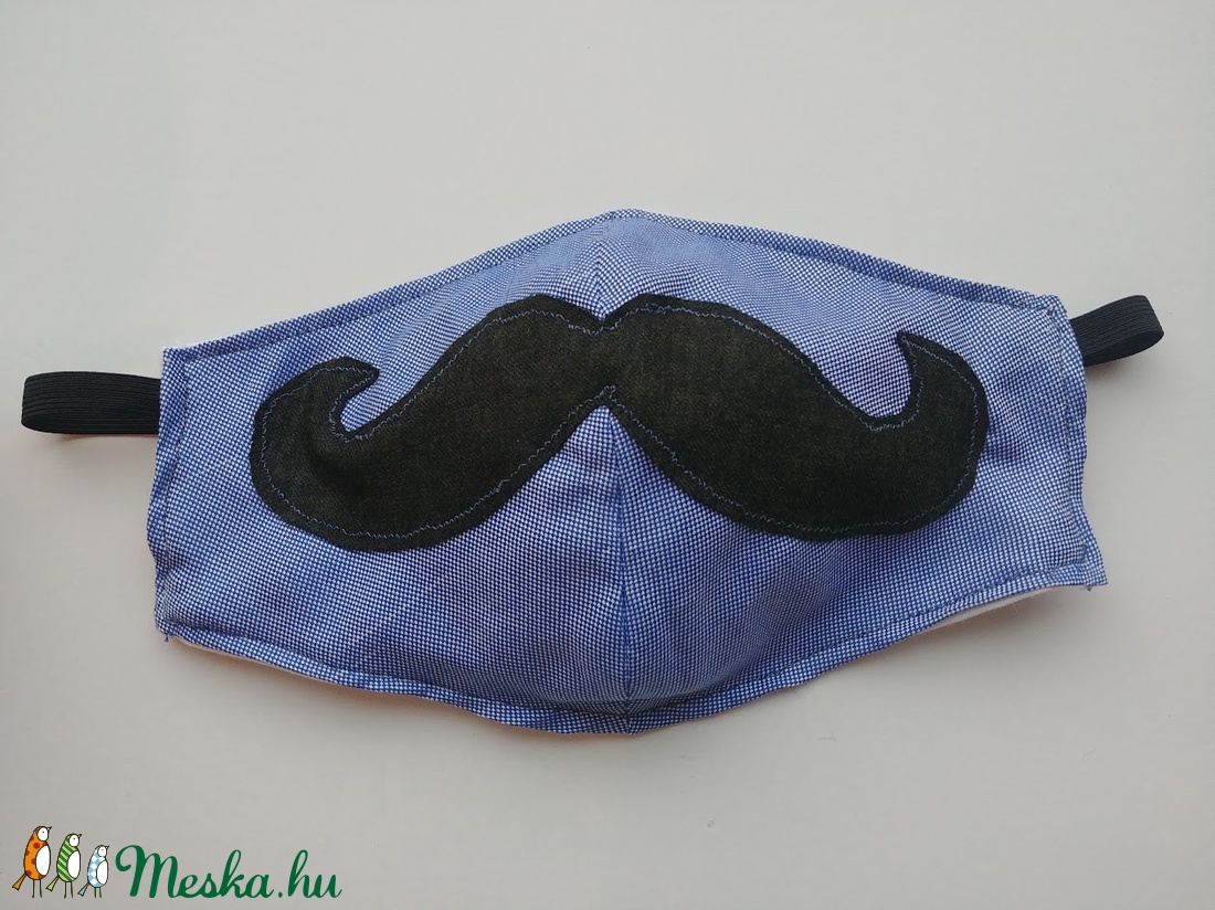 Mókás Mr. bajusz maszk- férfi (nagyobb méret)  -  - Meska.hu