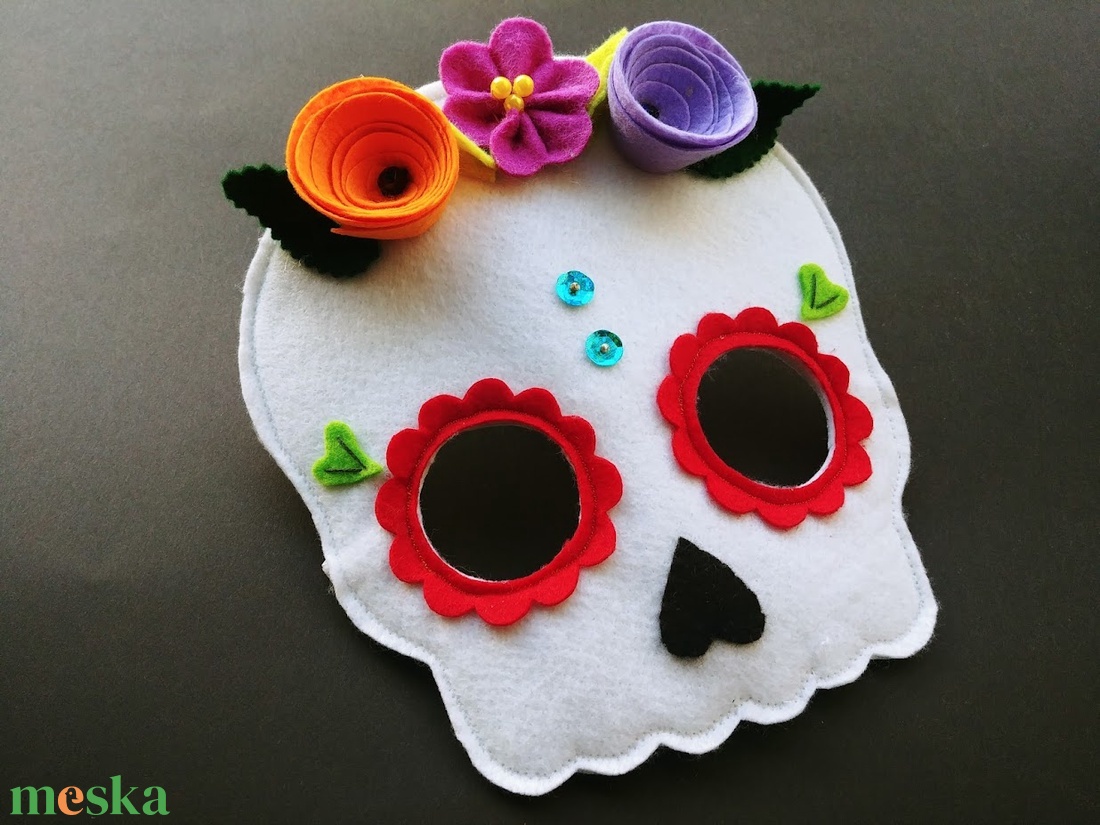 Sugar skull cukorkoponya álarc- RENDELHETŐ! - otthon & életmód - dekoráció - halloween - halloweeni jelmez és kiegészítők - Meska.hu Sugar skull cukorkoponya álarc- RENDELHETŐ! - otthon & életmód - dekoráció - halloween - halloweeni jelmez és kiegészítők - Meska.hu