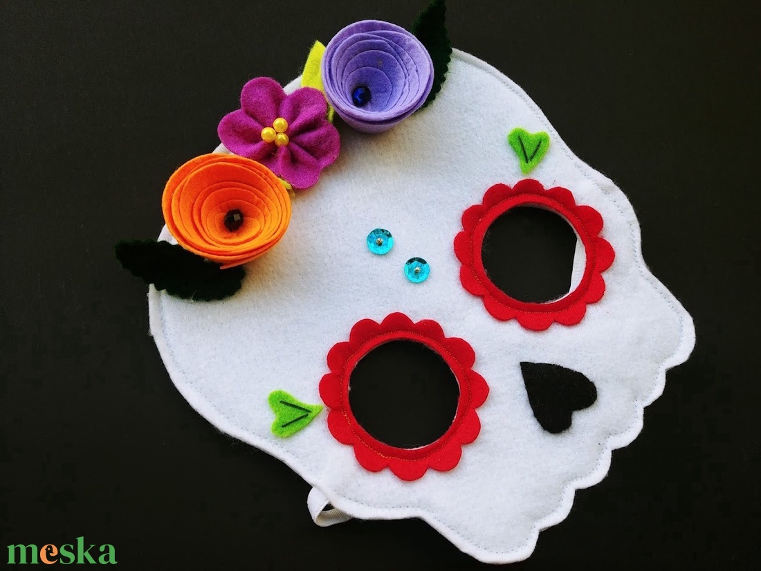 Sugar skull cukorkoponya álarc- RENDELHETŐ! - otthon & életmód - dekoráció - halloween - halloweeni jelmez és kiegészítők - Meska.hu Sugar skull cukorkoponya álarc- RENDELHETŐ! - otthon & életmód - dekoráció - halloween - halloweeni jelmez és kiegészítők - Meska.hu