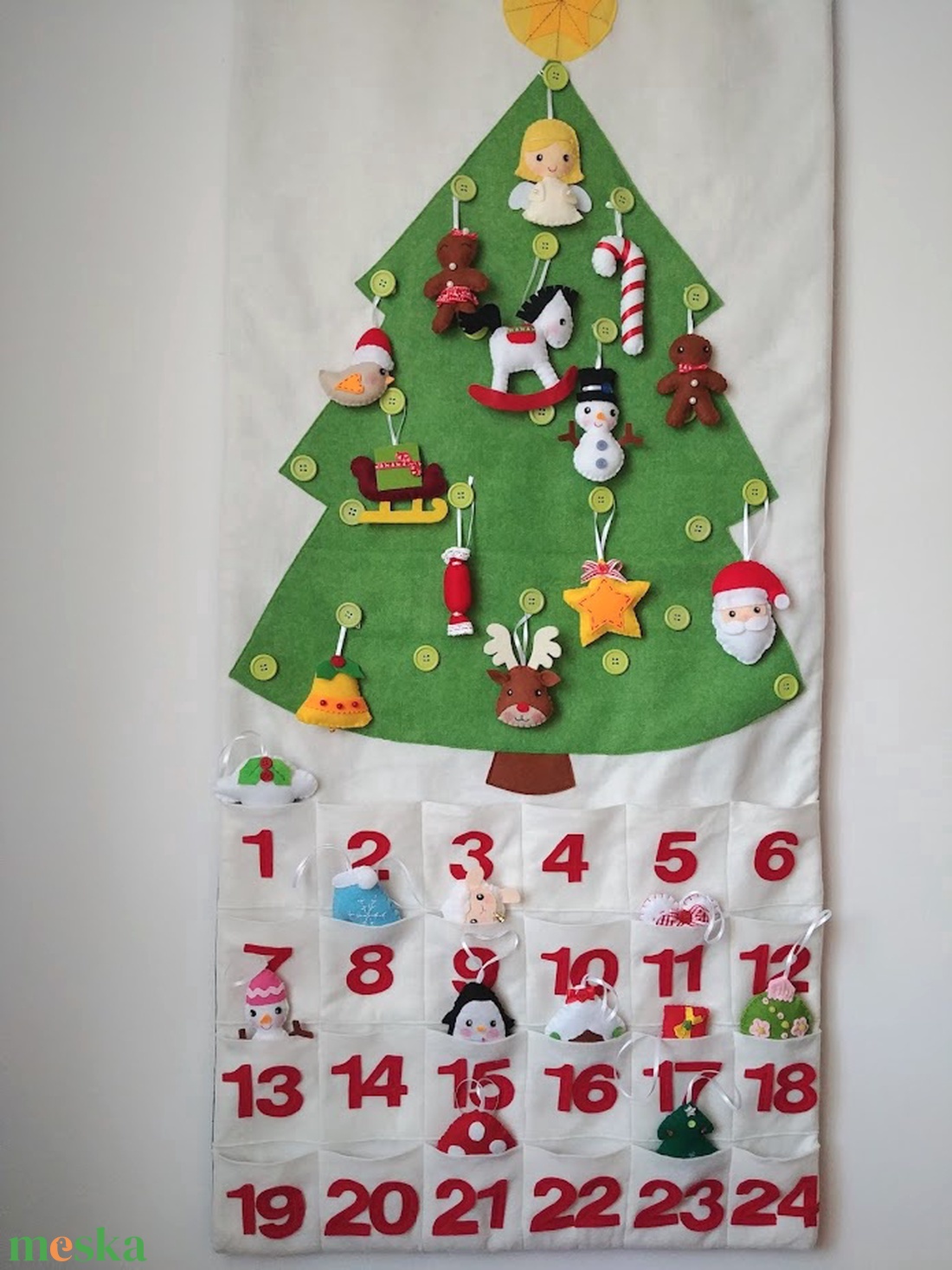 Adventi naptár 24db dísszel - AZONNAL VIHETŐ! - karácsony - adventi díszek - adventi naptár - Meska.hu Adventi naptár 24db dísszel - AZONNAL VIHETŐ! - karácsony - adventi díszek - adventi naptár - Meska.hu