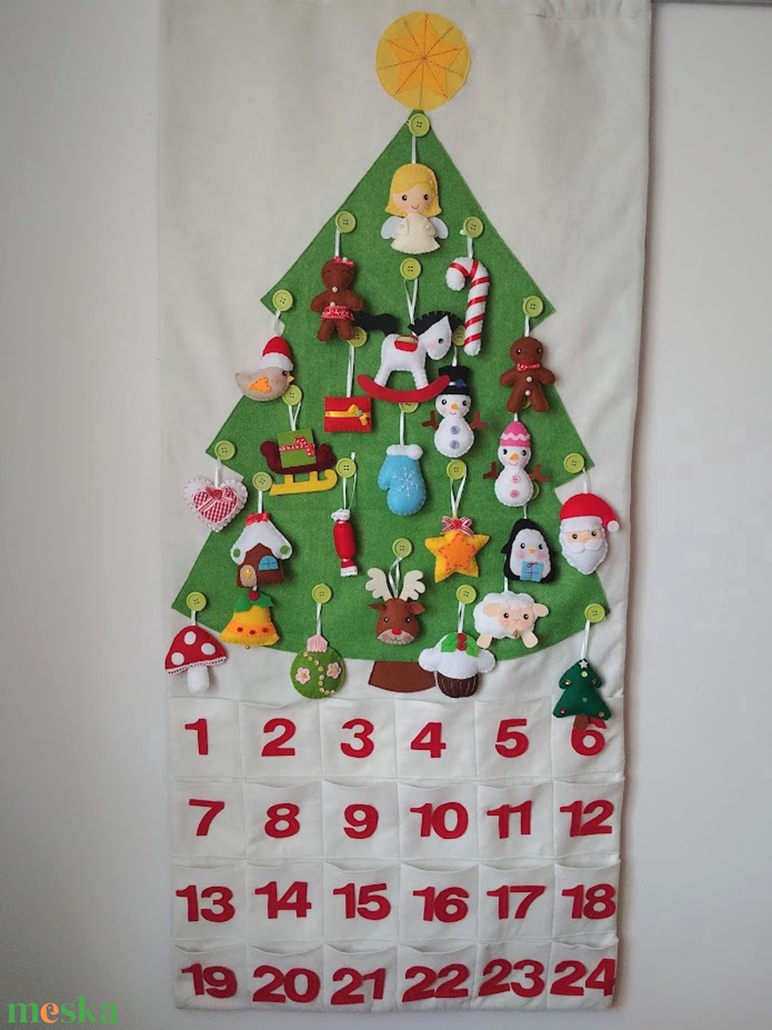 Adventi naptár 24db dísszel - AZONNAL VIHETŐ! - karácsony - adventi díszek - adventi naptár - Meska.hu Adventi naptár 24db dísszel - AZONNAL VIHETŐ! - karácsony - adventi díszek - adventi naptár - Meska.hu