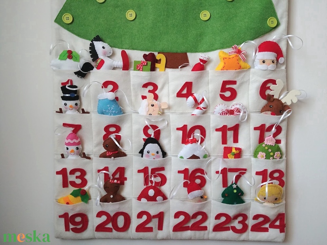 Adventi naptár 24db dísszel - AZONNAL VIHETŐ! - karácsony - adventi díszek - adventi naptár - Meska.hu Adventi naptár 24db dísszel - AZONNAL VIHETŐ! - karácsony - adventi díszek - adventi naptár - Meska.hu