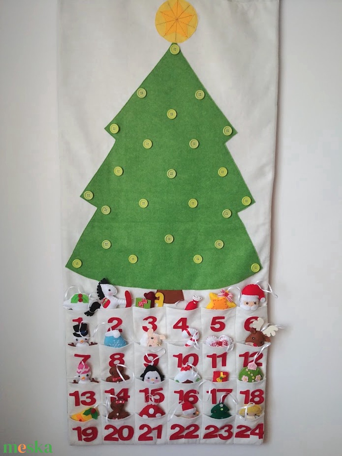 Adventi naptár 24db dísszel - AZONNAL VIHETŐ! - karácsony - adventi díszek - adventi naptár - Meska.hu Adventi naptár 24db dísszel - AZONNAL VIHETŐ! - karácsony - adventi díszek - adventi naptár - Meska.hu