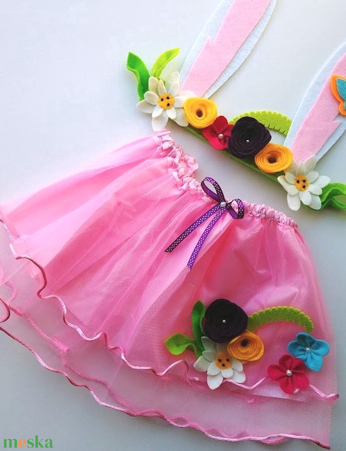 Nyuszitündér farsangi jelmez szett � RENDELHETŐ! - ruha & divat - jelmez & álarc - jelmez - Meska.hu