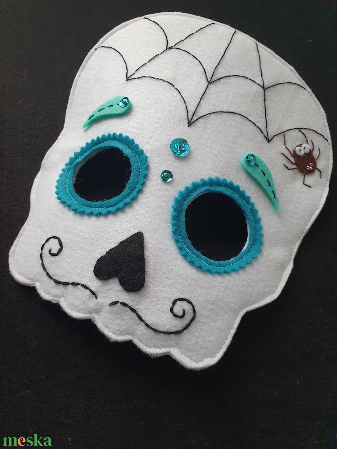 Sugar skull cukorkoponya álarc- RENDELHETŐ! - otthon & életmód - dekoráció - halloween - halloweeni jelmez és kiegészítők - Meska.hu Sugar skull cukorkoponya álarc- RENDELHETŐ! - otthon & életmód - dekoráció - halloween - halloweeni jelmez és kiegészítők - Meska.hu