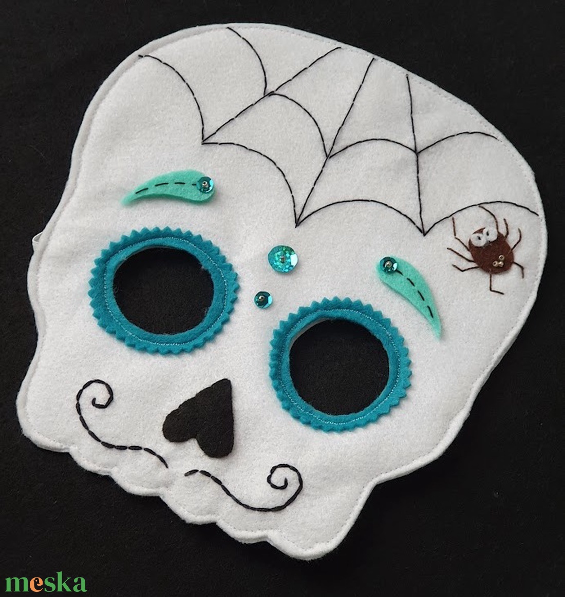 Sugar skull cukorkoponya álarc- RENDELHETŐ! - otthon & életmód - dekoráció - halloween - halloweeni jelmez és kiegészítők - Meska.hu Sugar skull cukorkoponya álarc- RENDELHETŐ! - otthon & életmód - dekoráció - halloween - halloweeni jelmez és kiegészítők - Meska.hu