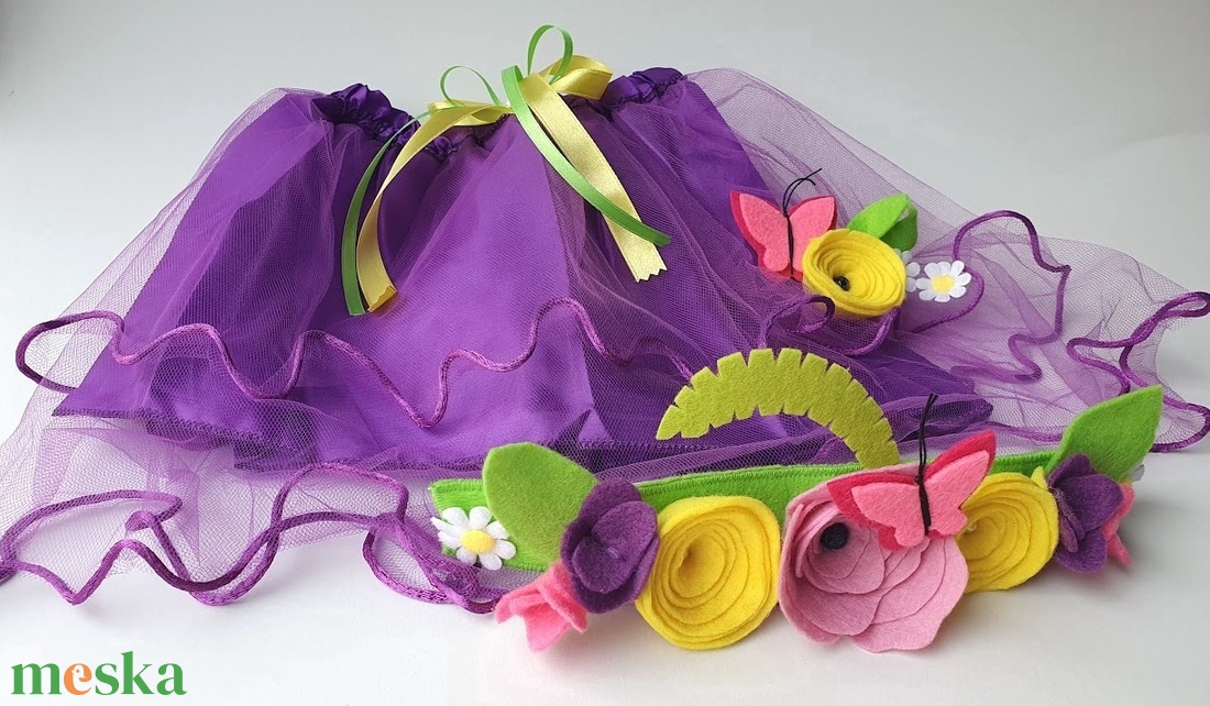 Tavasz tündér farsangi jelmez szett  RENDELHETŐ! - ruha & divat - jelmez & álarc - jelmez - Meska.hu