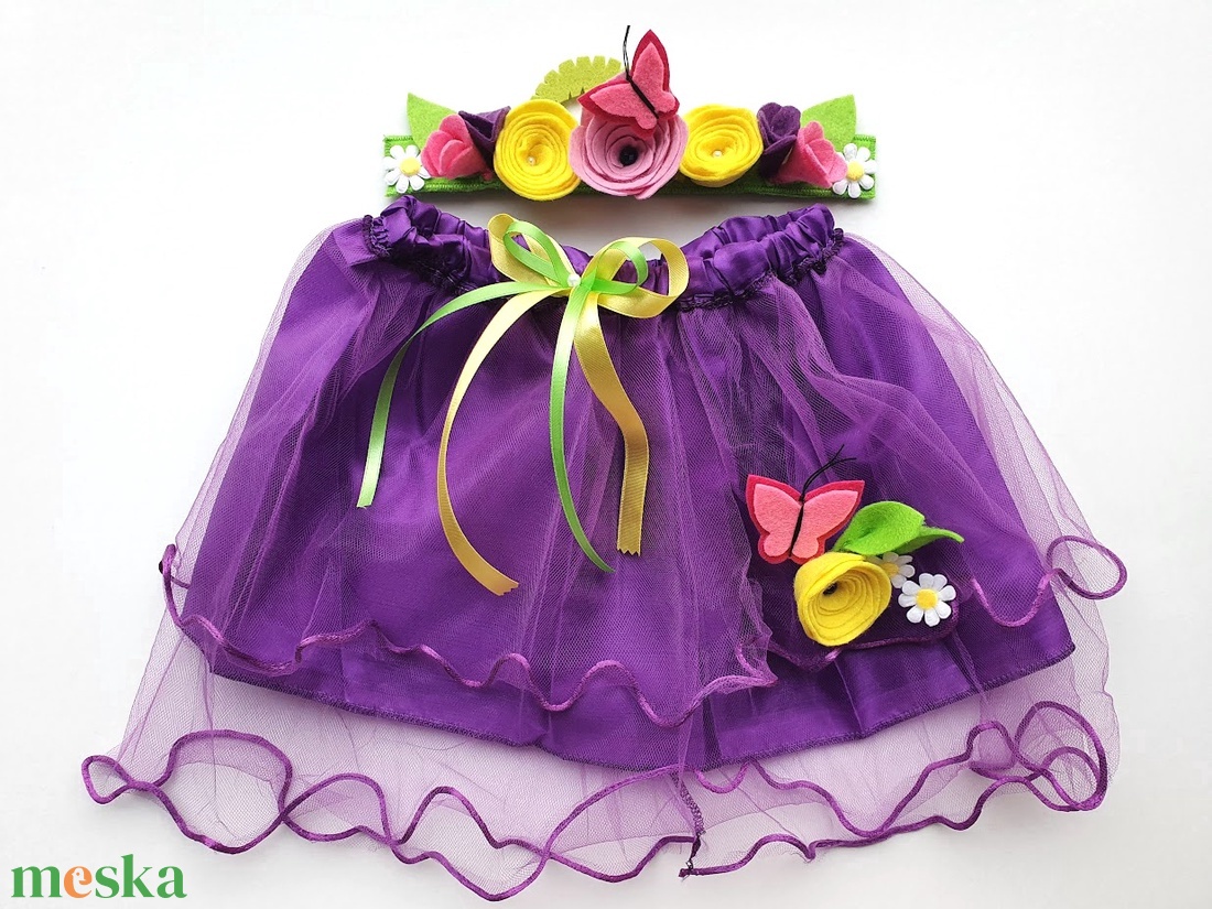 Tavasz tündér farsangi jelmez szett  RENDELHETŐ! - ruha & divat - jelmez & álarc - jelmez - Meska.hu