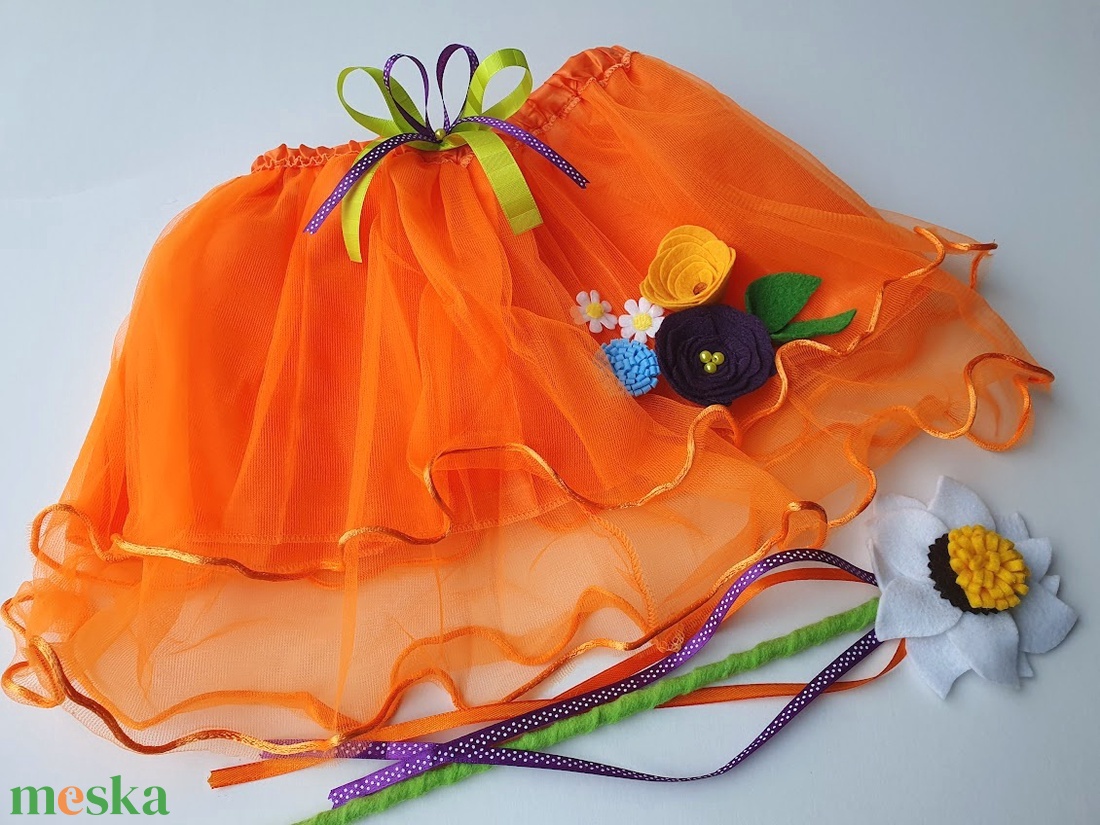 Tavasz tündér farsangi jelmez szett  RENDELHETŐ!!! - ruha & divat - jelmez & álarc - jelmez - Meska.hu