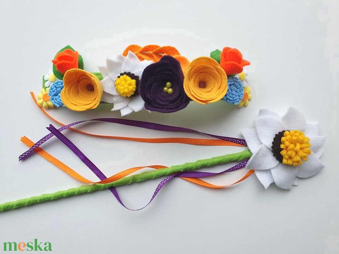 Tavasz tündér farsangi jelmez szett  RENDELHETŐ!!! - ruha & divat - jelmez & álarc - jelmez - Meska.hu