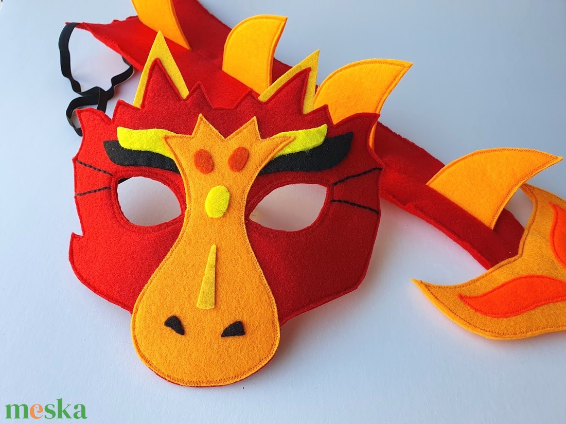 Sárkány farsangi jelmez szett -RENDELHETŐ!!!! - ruha & divat - jelmez & álarc - jelmez - Meska.hu