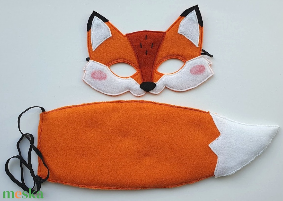 Róka koma farsangi jelmez szett AZONNAL VIHETŐ!!!  - ruha & divat - jelmez & álarc - jelmez - Meska.hu