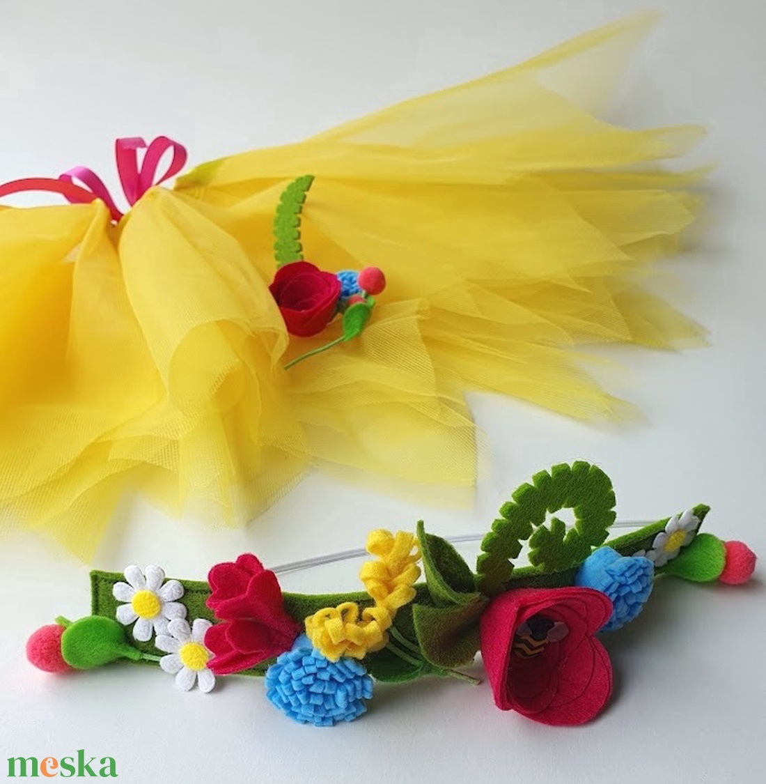 Tavasz tündér farsangi jelmez szett � AZONNAL VIHETŐ!!! - ruha & divat - jelmez & álarc - jelmez - Meska.hu