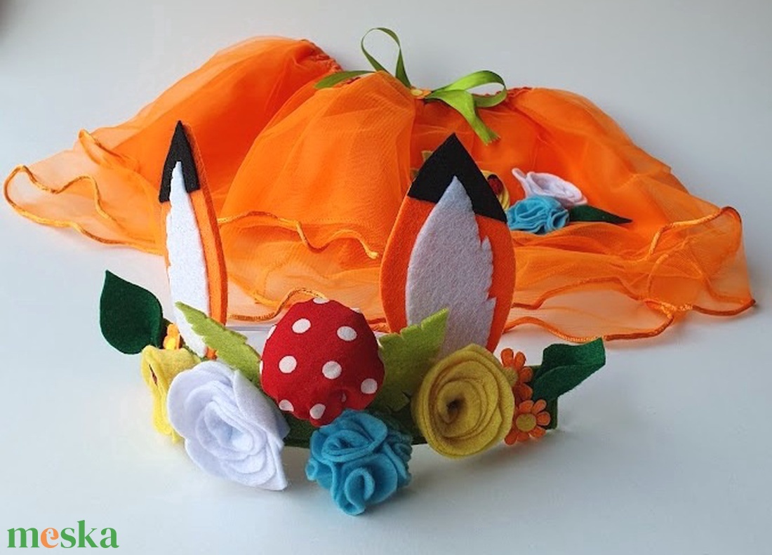 Rókatündér farsangi jelmez szett � AZONNAL VIHETŐ! - ruha & divat - jelmez & álarc - jelmez - Meska.hu