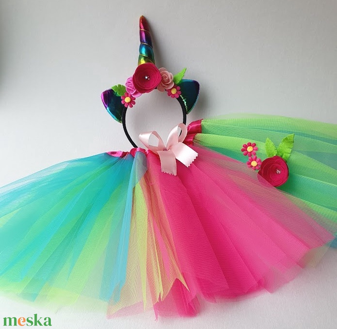 Szivárvány unikornis farsangi jelmez szett � AZONNAL VIHETŐ! - ruha & divat - jelmez & álarc - jelmez - Meska.hu