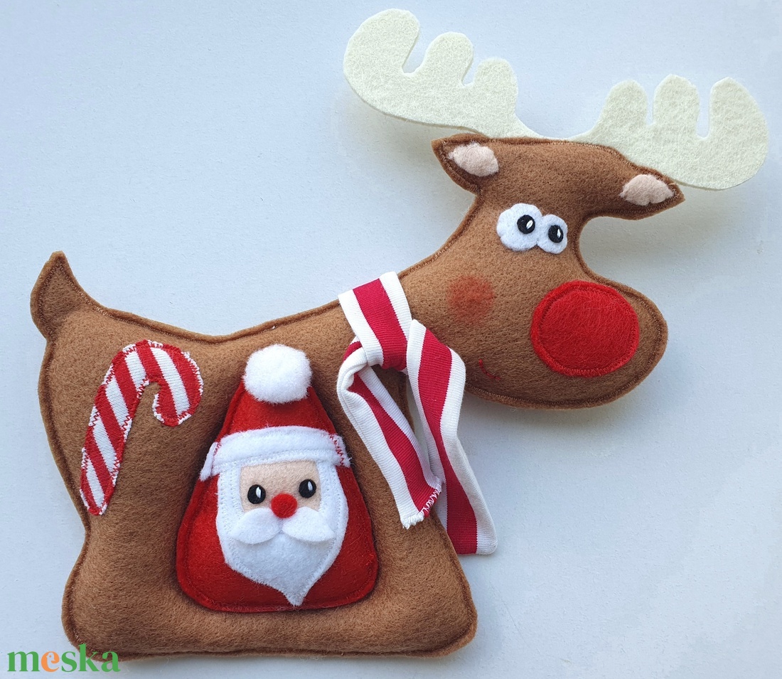 Együtt mókásabb! - Téli pajtások (Télapó és Rudi)    AZONNAL VIHETŐ! - karácsony - mikulás - mikulás ajándékok - Meska.hu