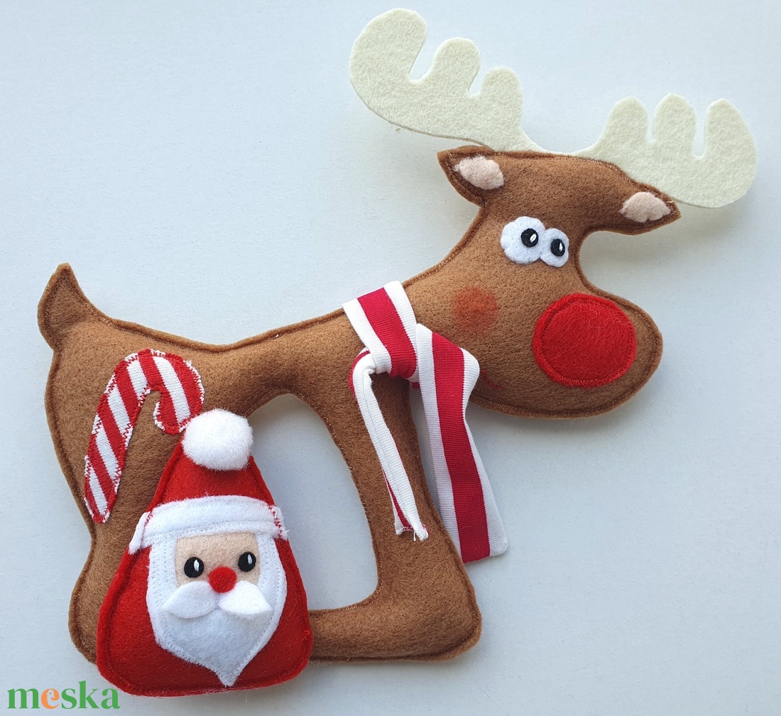 Együtt mókásabb! - Téli pajtások (Télapó és Rudi)    AZONNAL VIHETŐ! - karácsony - mikulás - mikulás ajándékok - Meska.hu