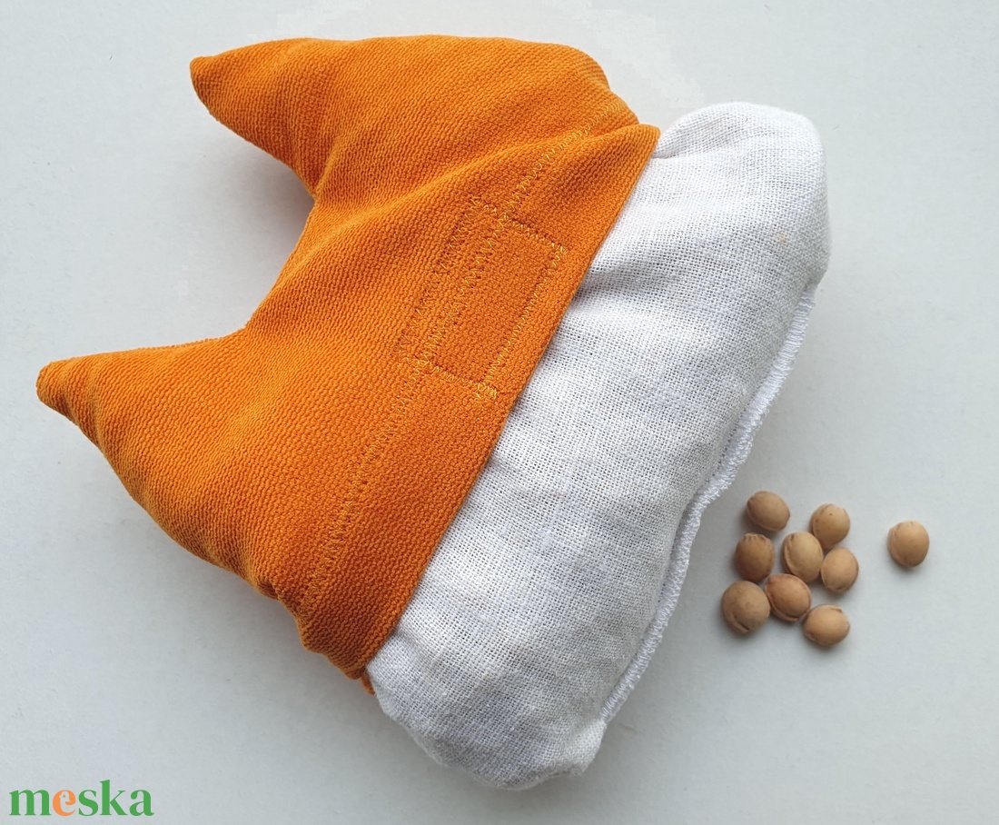 Róka buksi- cseresznyemag párna - játék & sport - 3 éves kor alattiaknak - alvóka & rongyi - Meska.hu