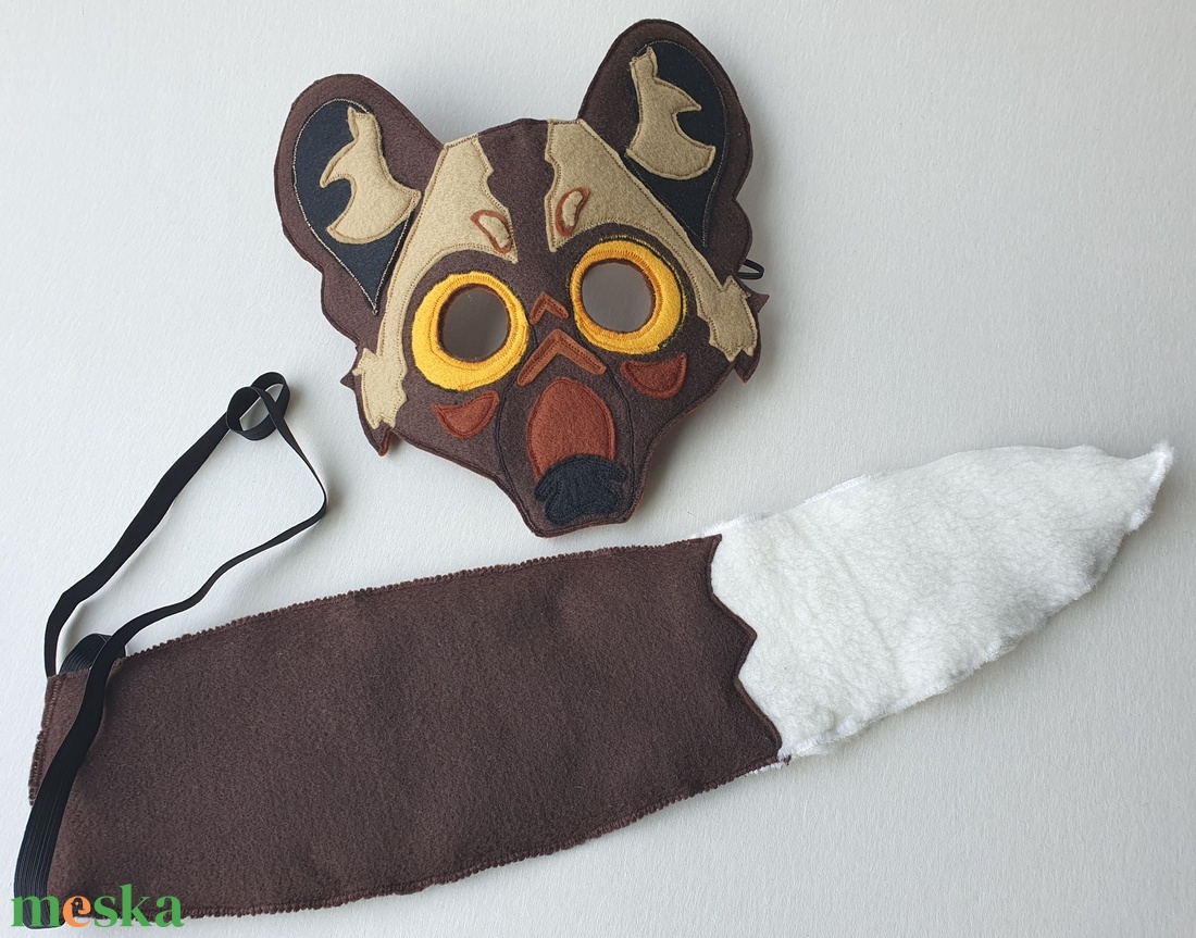 Afrikai vadkutya farsangi jelmez szett -RENDELHETŐ! - ruha & divat - jelmez & álarc - jelmez - Meska.hu