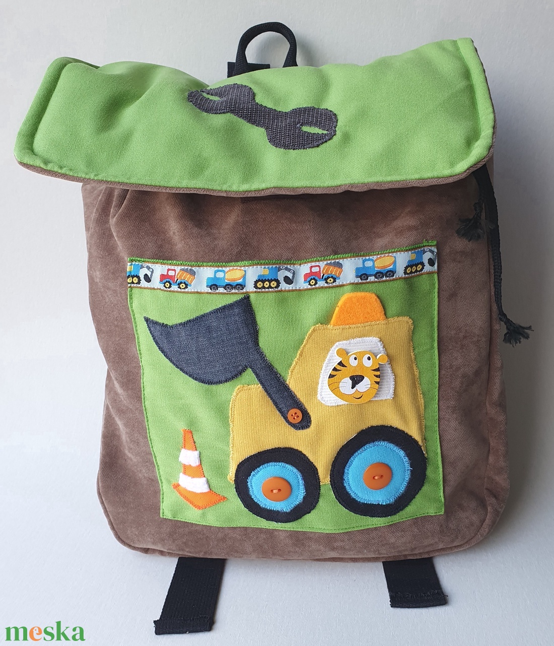 Markolós-tigrises hátizsák -AZONNAL VIHETŐ! - játék & sport - ovis felszerelés - ovis hátizsák - Meska.hu