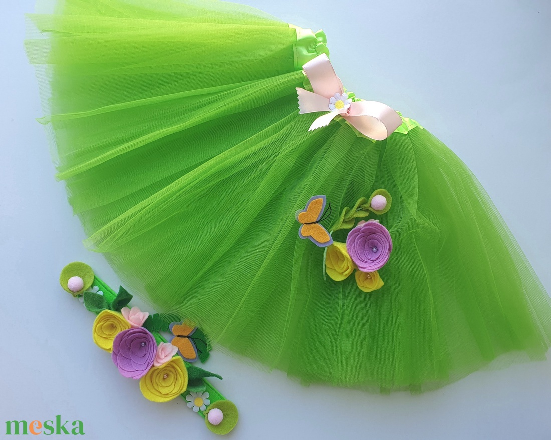 Tavasz tündér farsangi jelmez szett � AZONNAL VIHETŐ!!! - ruha & divat - jelmez & álarc - jelmez - Meska.hu