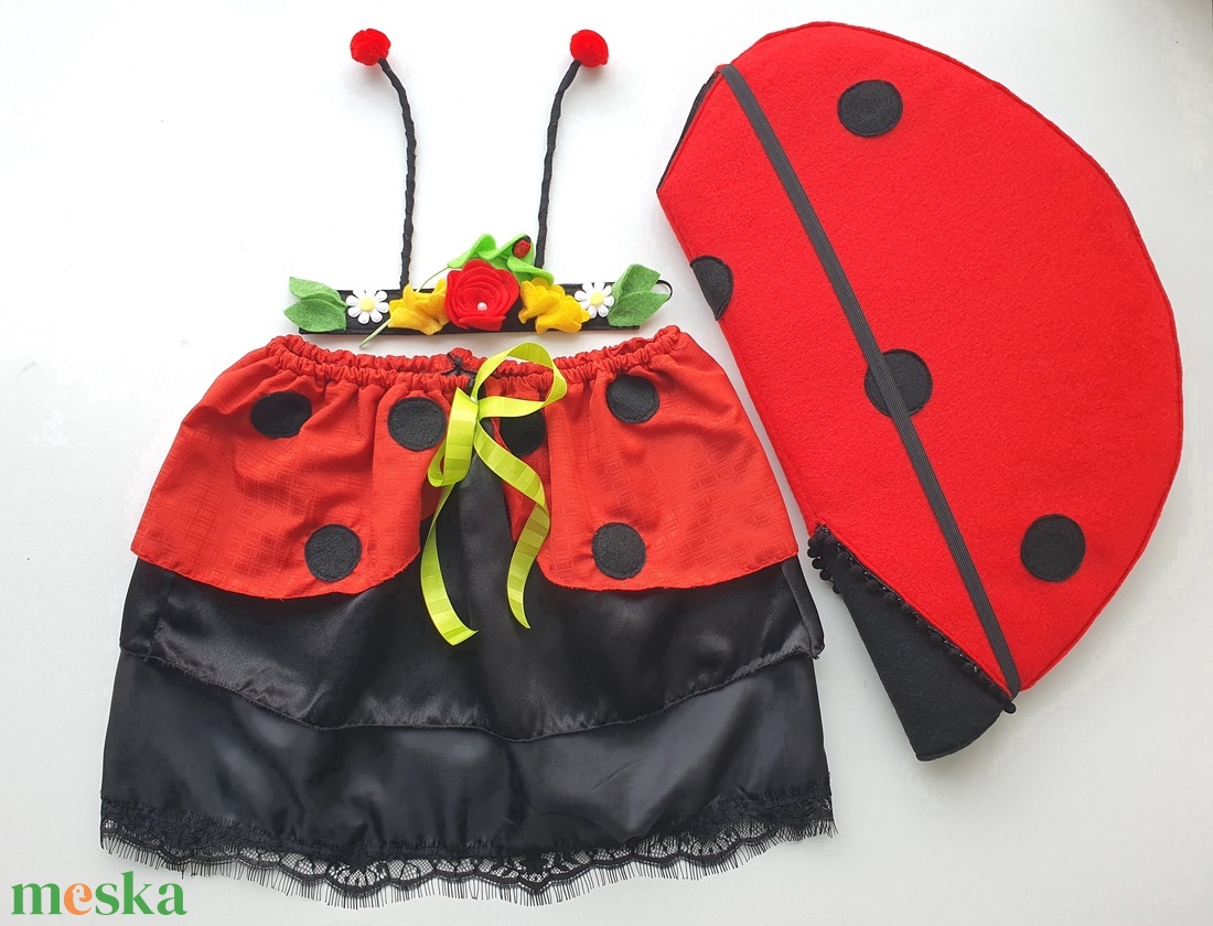 Katica farsangi jelmez szett (hajpánt, szoknya, szárny)� AZONNAL VIHETŐ!!! - ruha & divat - jelmez & álarc - jelmez - Meska.hu