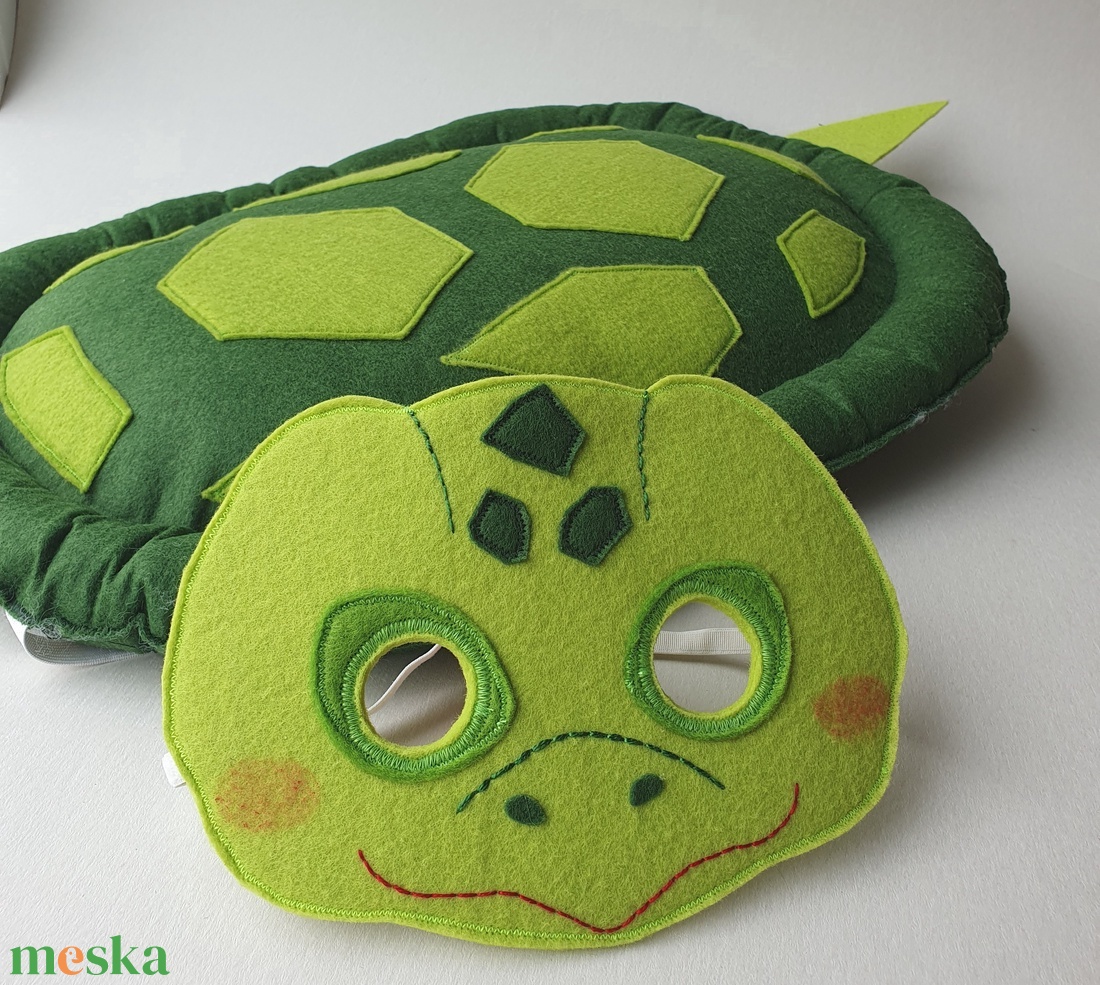 Teknős jelmez szett-AZONNAL VIHETŐ!! - ruha & divat - jelmez & álarc - jelmez - Meska.hu