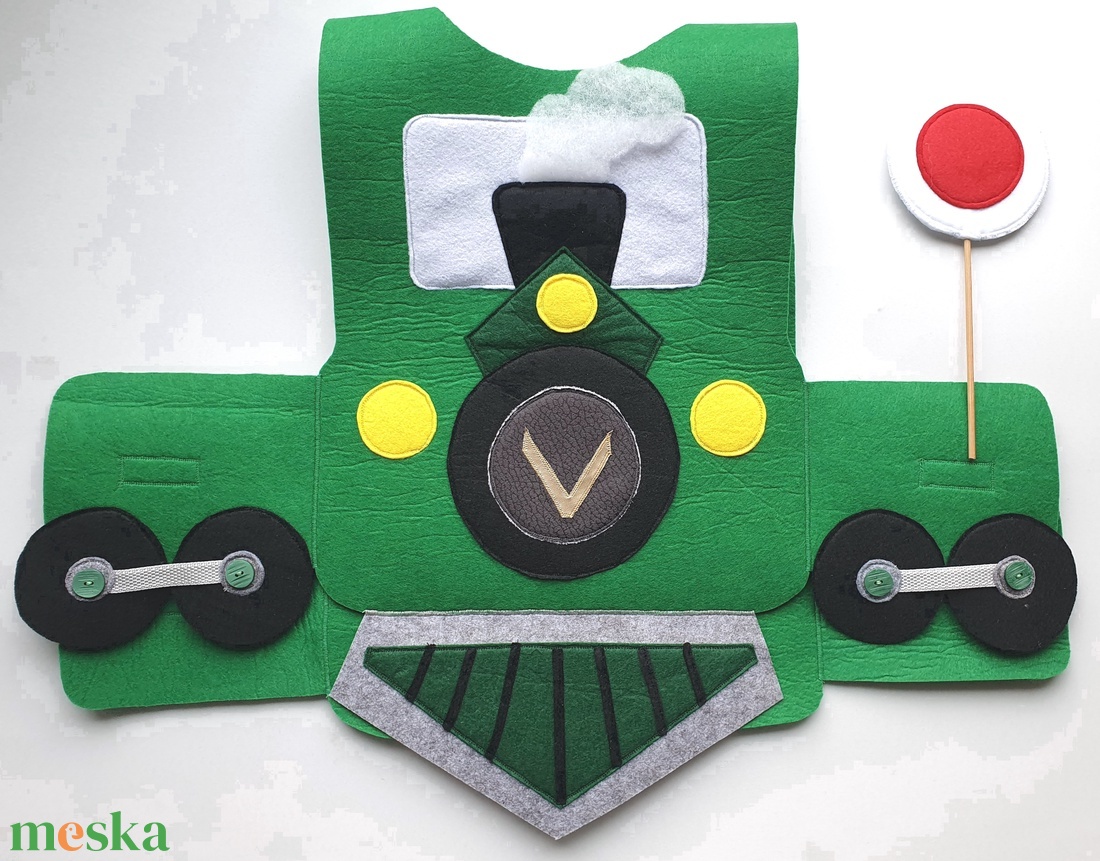 Vonat/mozdony farsangi jelmez szett- AZONNAL VIHETŐ! - ruha & divat - jelmez & álarc - jelmez - Meska.hu