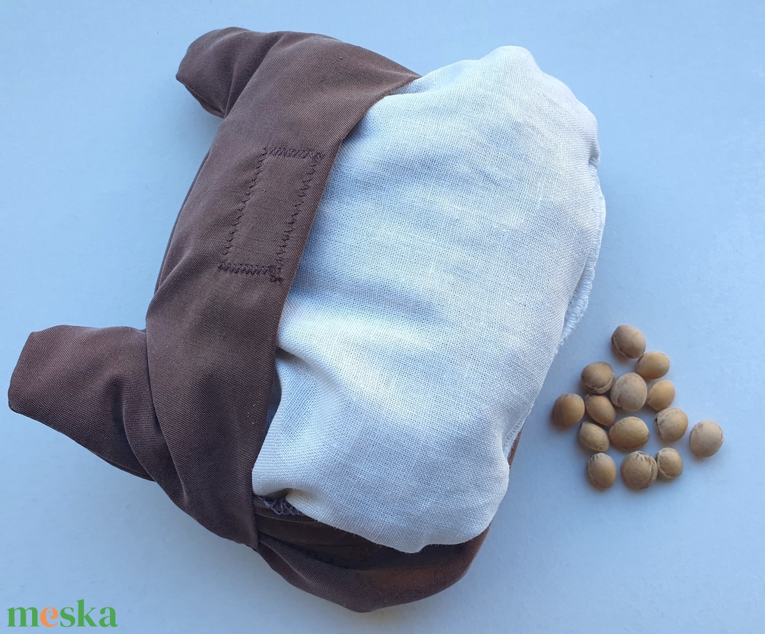 Maci buksi- meggymag párna - szépségápolás - egészségmegőrzési kellékek - meggymagpárna - Meska.hu