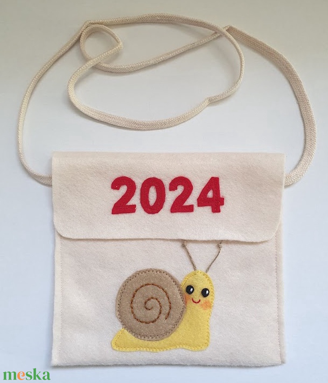 Csigás ballagó tarisznya Ovis/bölcsis ballagó tarisznya - választható mintával! - táska & tok - kézitáska & válltáska - tarisznya - Meska.hu