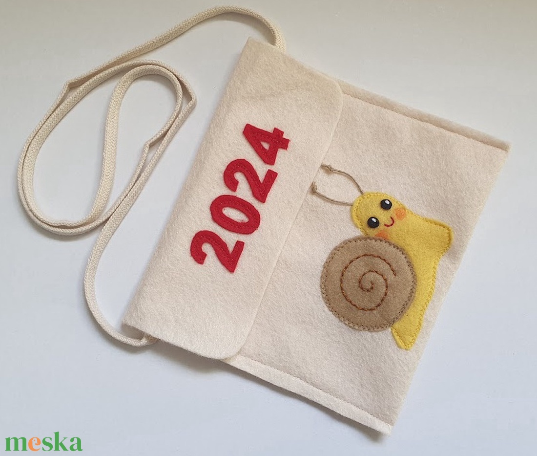 Csigás ballagó tarisznya Ovis/bölcsis ballagó tarisznya - választható mintával! - táska & tok - kézitáska & válltáska - tarisznya - Meska.hu