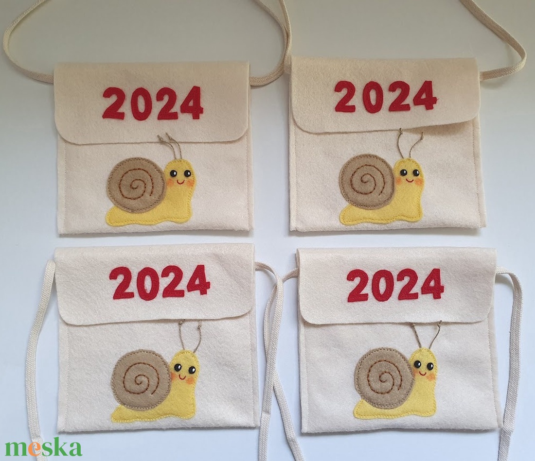 Csigás ballagó tarisznya Ovis/bölcsis ballagó tarisznya - választható mintával! - táska & tok - kézitáska & válltáska - tarisznya - Meska.hu