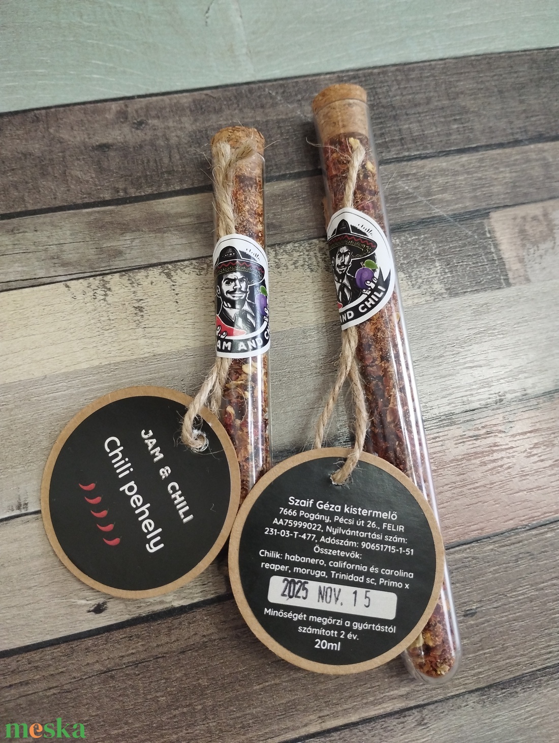 Chili pehely 10 ml - élelmiszer - fűszer - Meska.hu