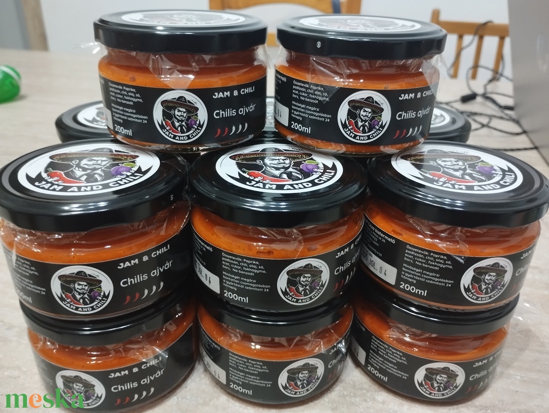 Chilis Ajvár 200 ml - élelmiszer - fűszer - Meska.hu