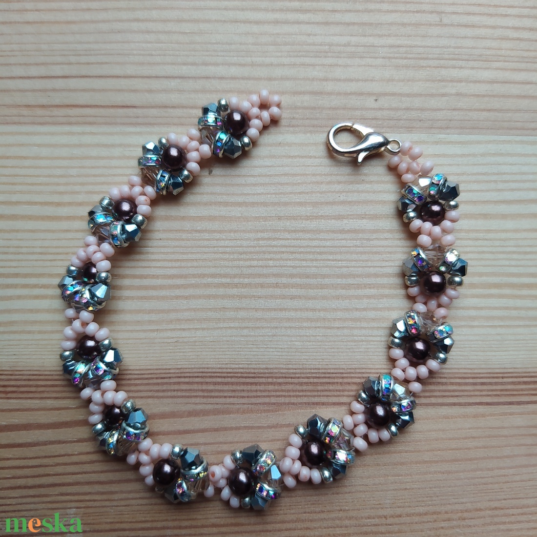 Karkötő  - ékszer - karkötő - gyöngyös karkötő - Meska.hu